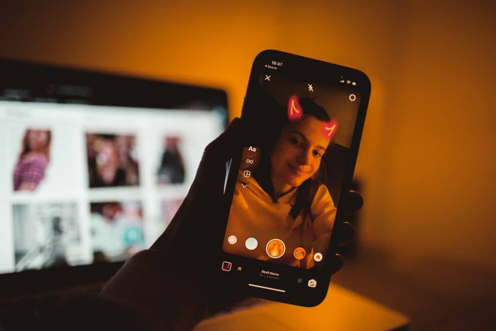 Social media instagram filter